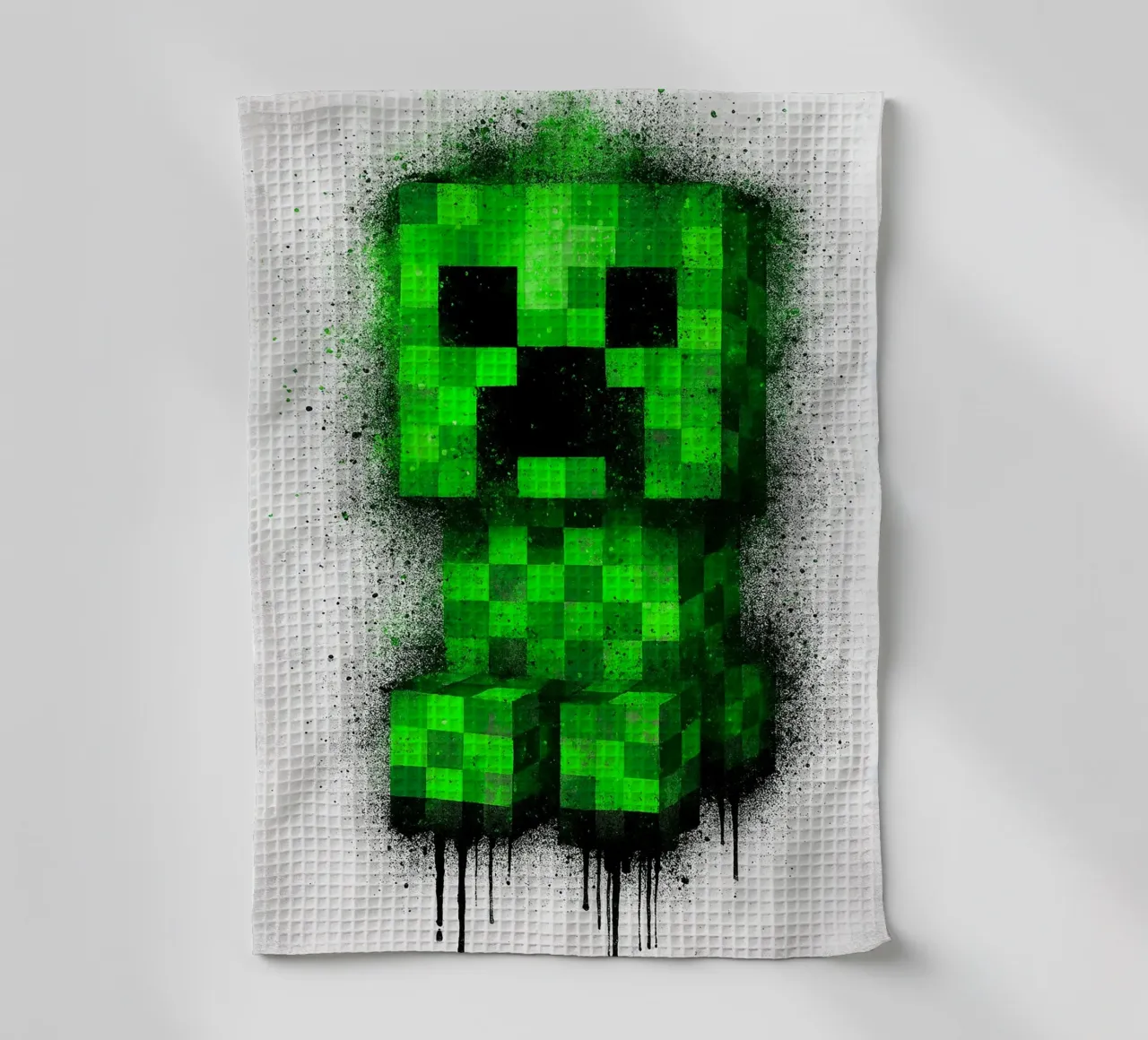 creeper MineCraft canovaccio da cucina da FreeArtStudio