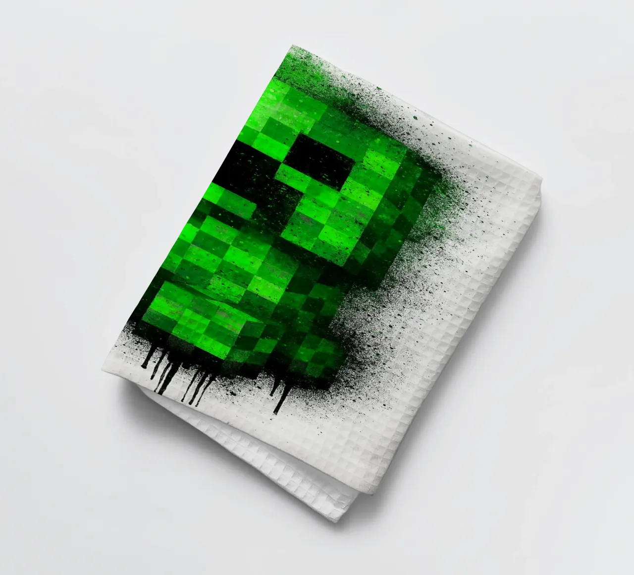 creeper MineCraft canovaccio da cucina da FreeArtStudio