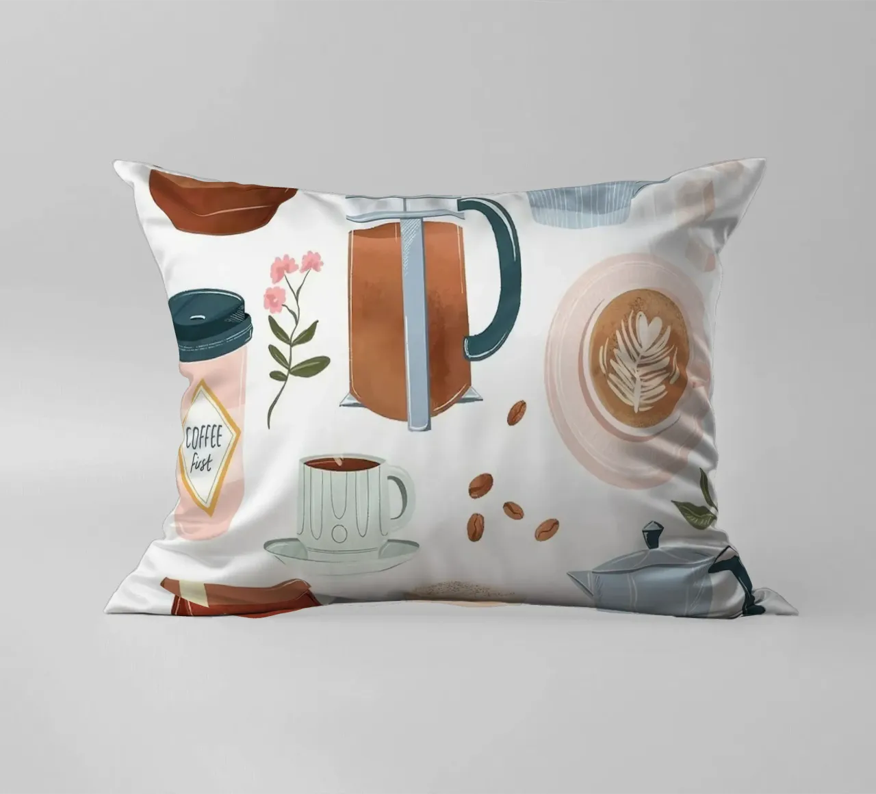set da caffè cuscino da Luke Yaeger