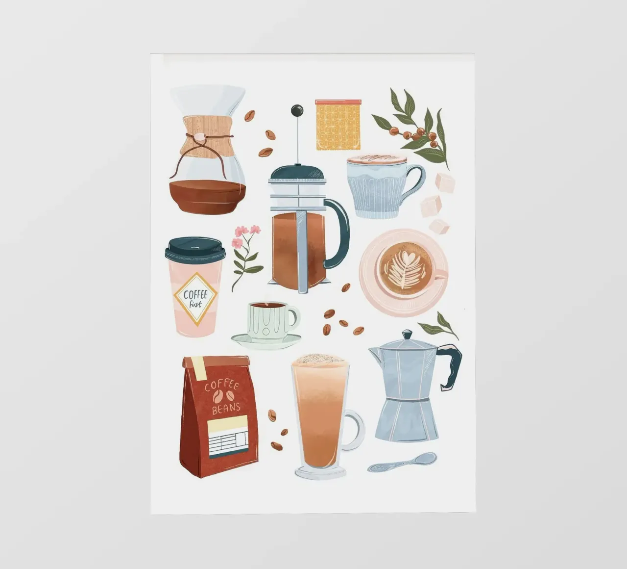 set da caffè pellicola backlit da Luke Yaeger