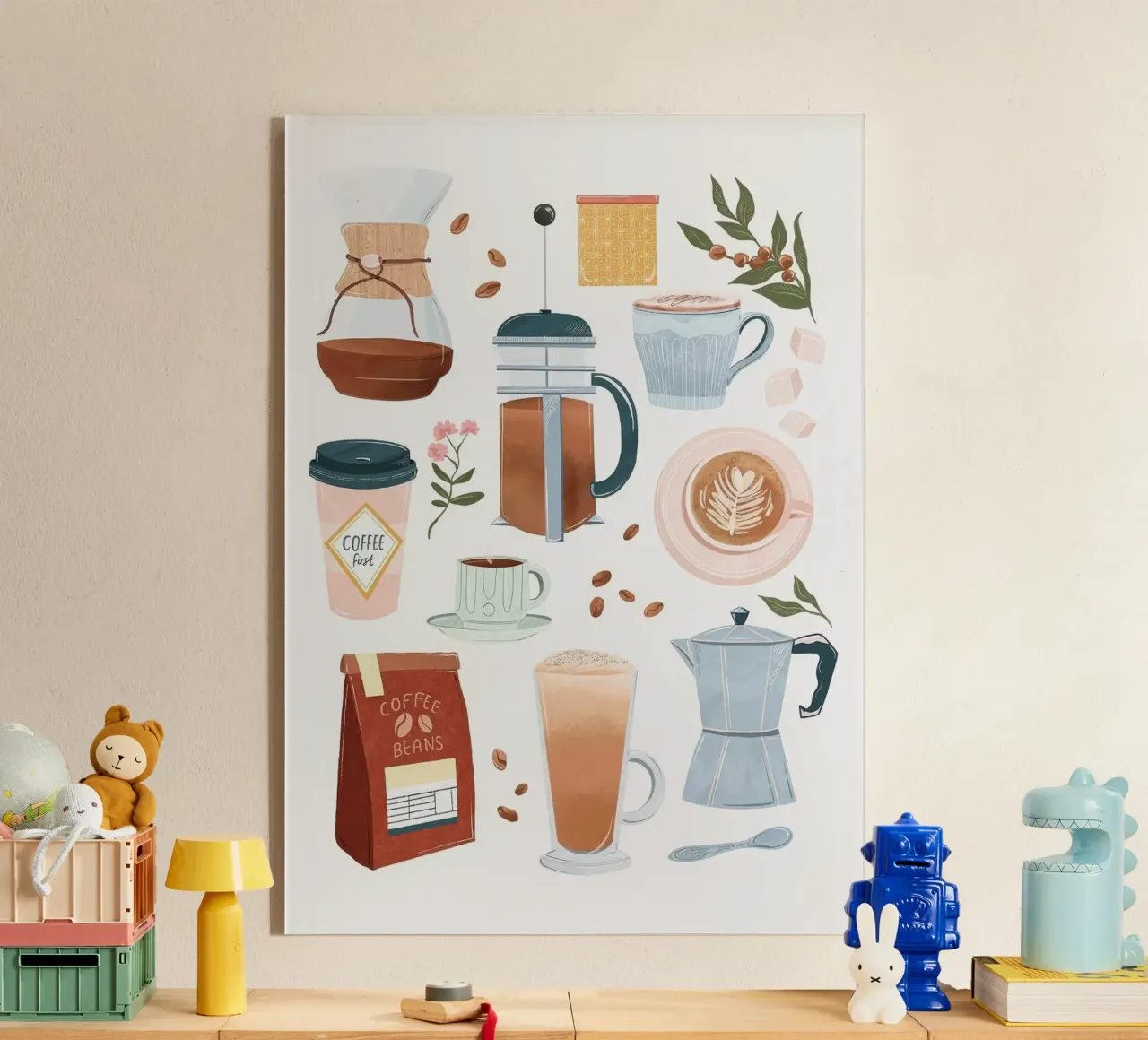 set da caffè plexiglass da Luke Yaeger