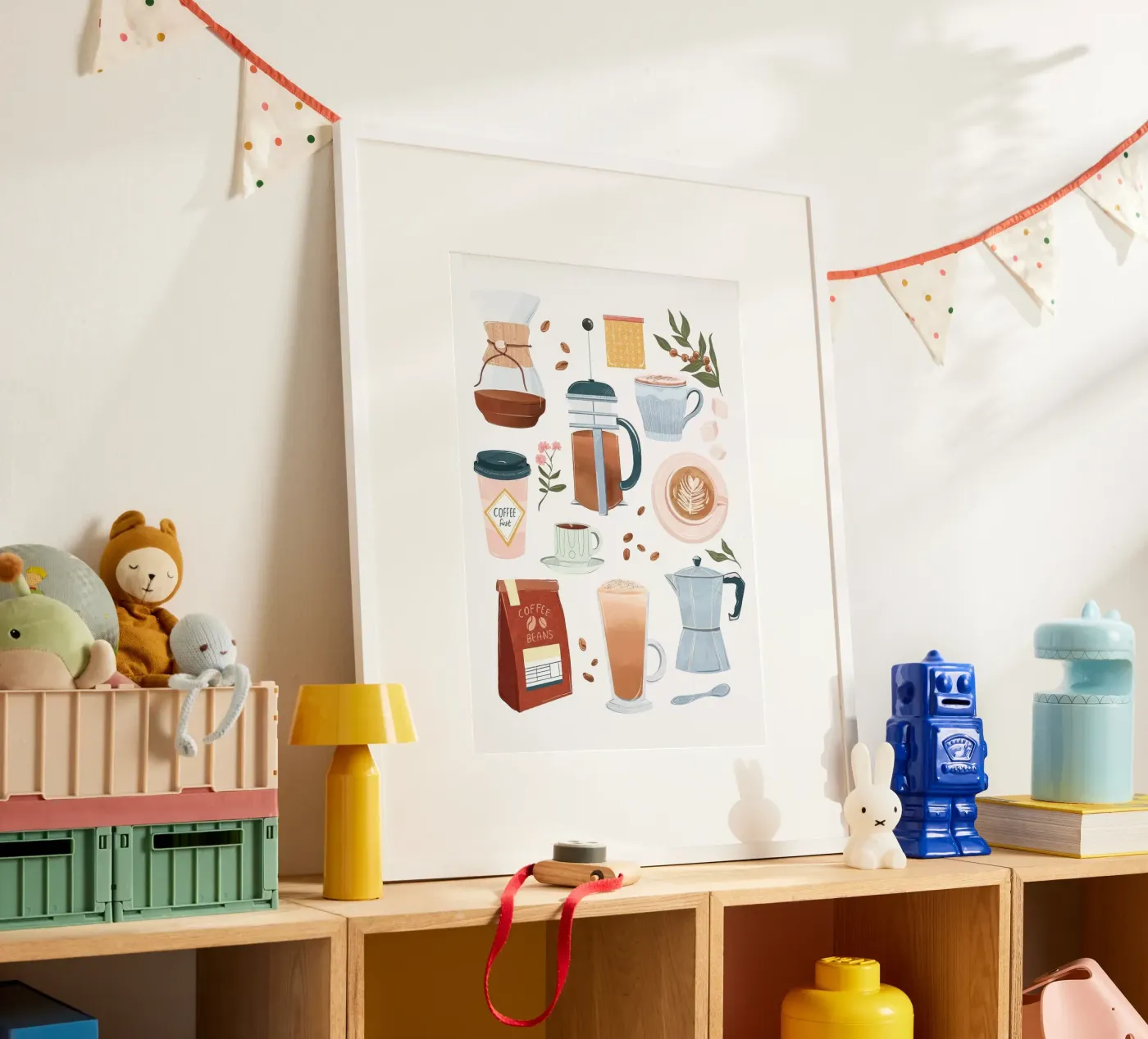coffee set poster da Luke Yaeger