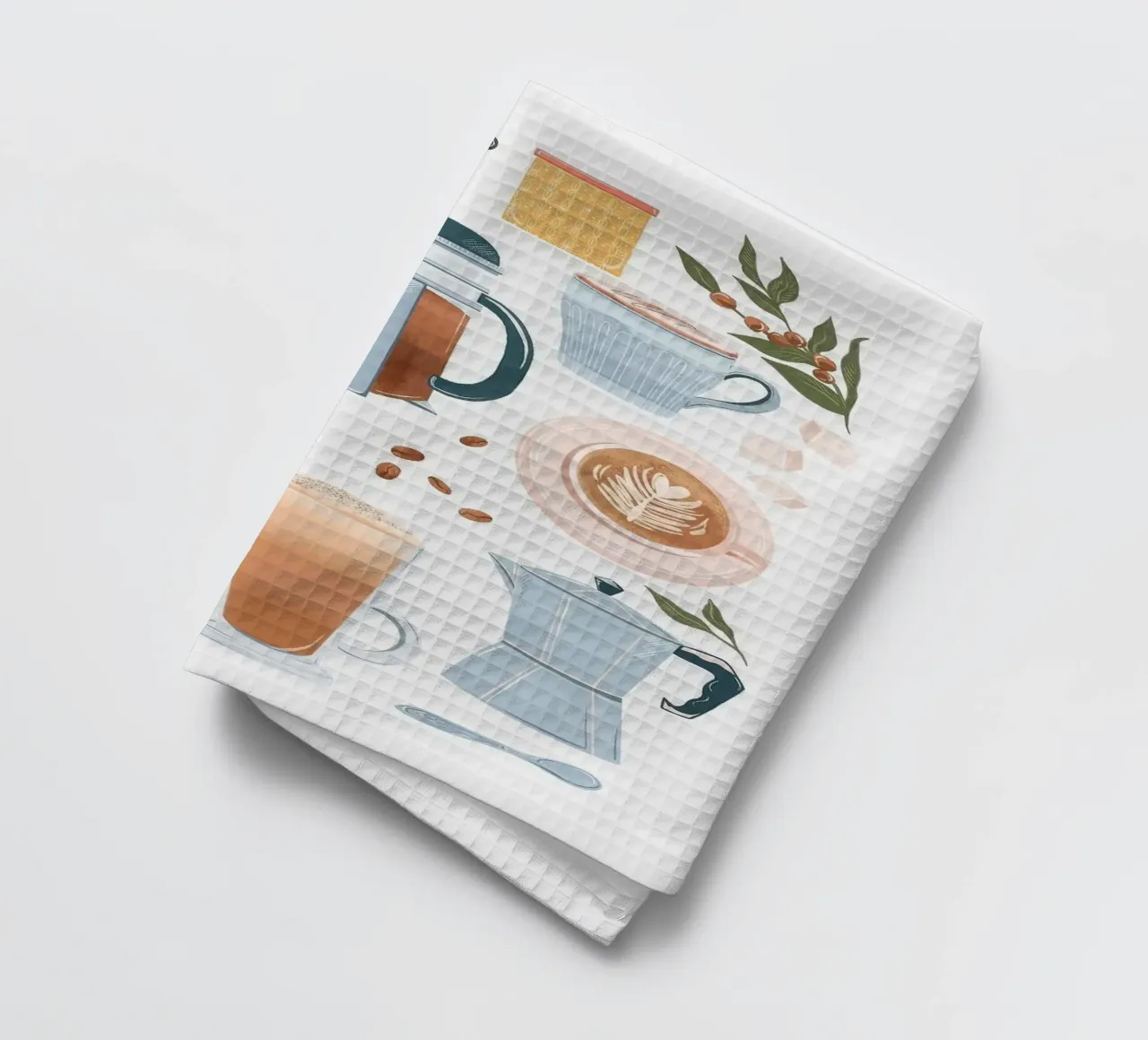 set da caffè canovaccio da cucina da Luke Yaeger