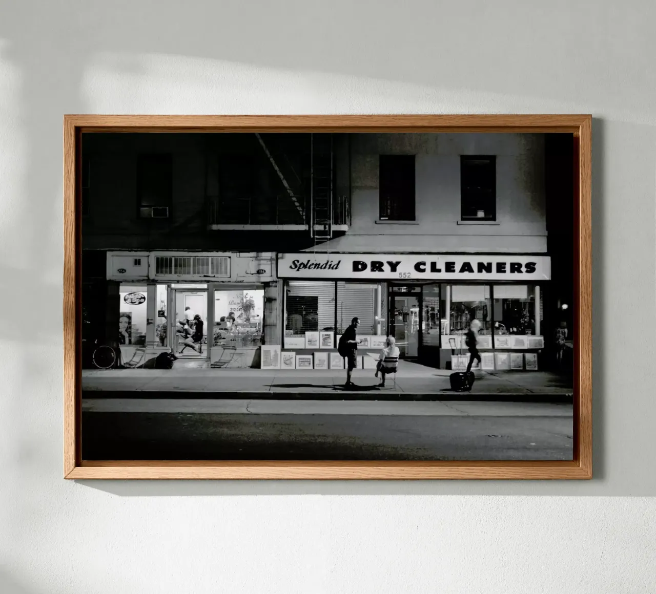 Dry Cleaners canvas met Baklijst van Cordula Schaefer
