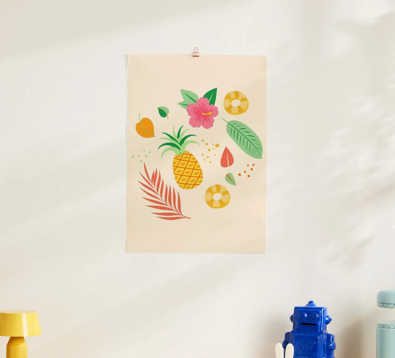 Ananas Poster von Luke Yaeger
