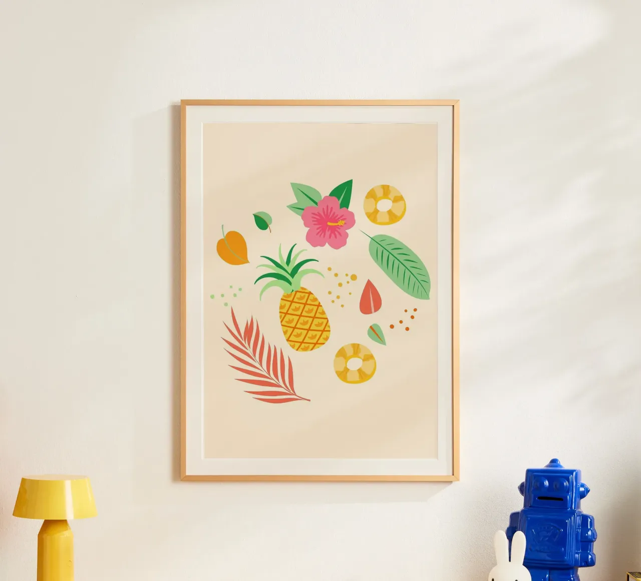 Ananas Poster von Luke Yaeger