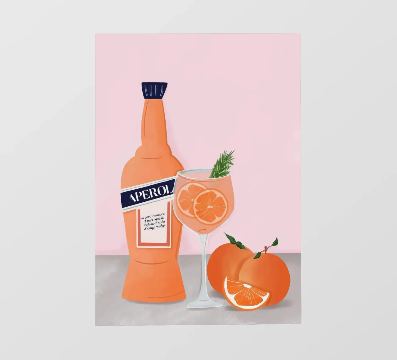 bottiglia di aperol telo in pvc da Luke Yaeger