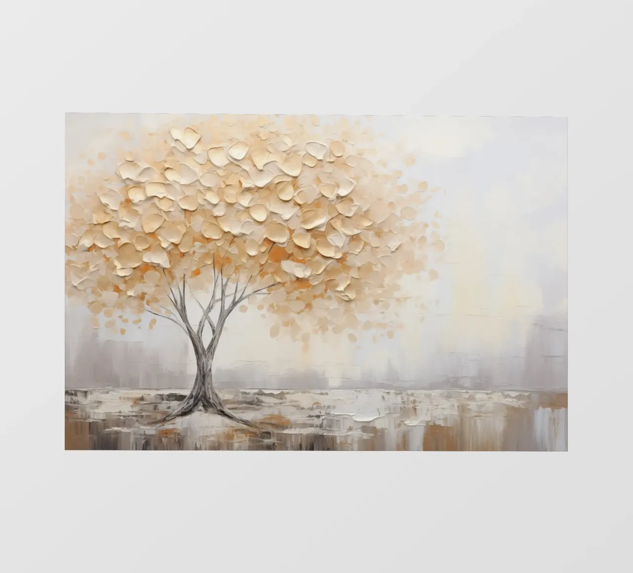 Albero con oro telo in pvc da Imagine