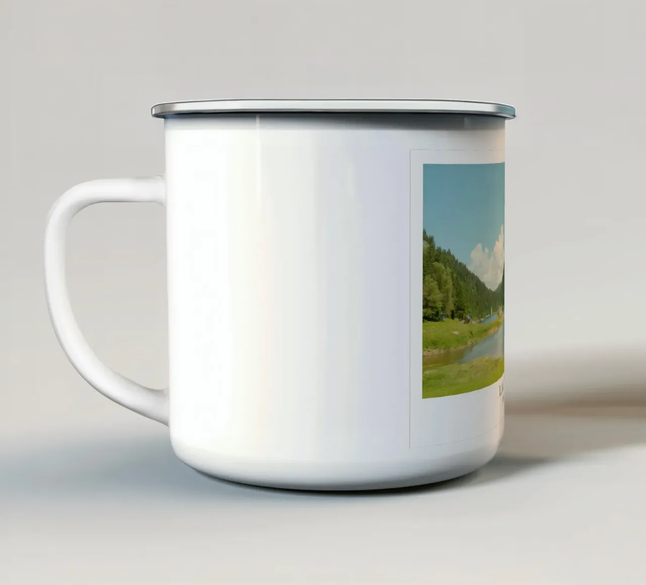Lac de Taney: Switzerland tazza in smalto da FujiFrames