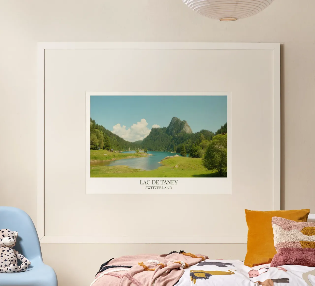 Lac de Taney: Switzerland poster da FujiFrames