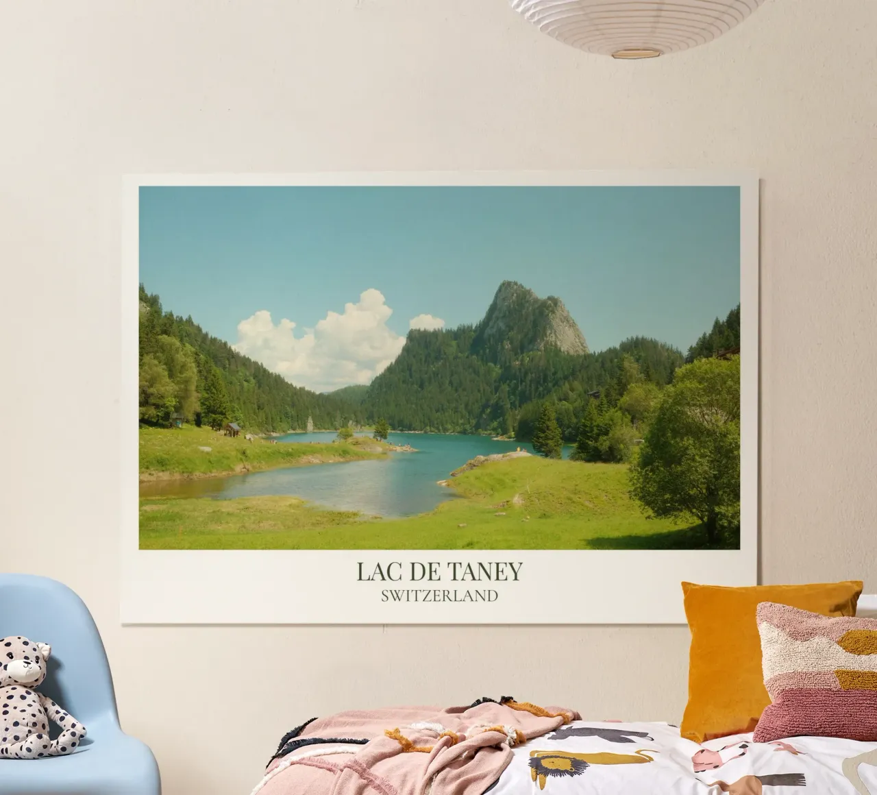 Lac de Taney: Switzerland poster da FujiFrames