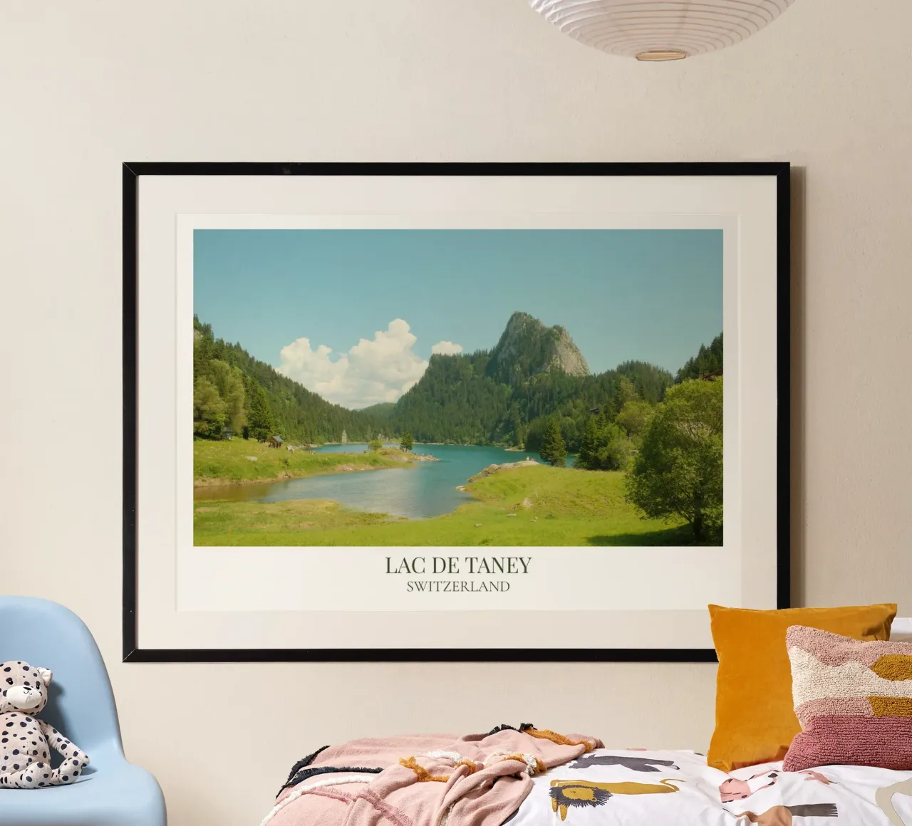Lac de Taney: Switzerland poster da FujiFrames