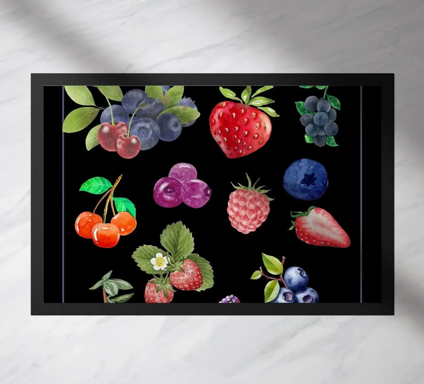 berries deurmat van Luke Yaeger