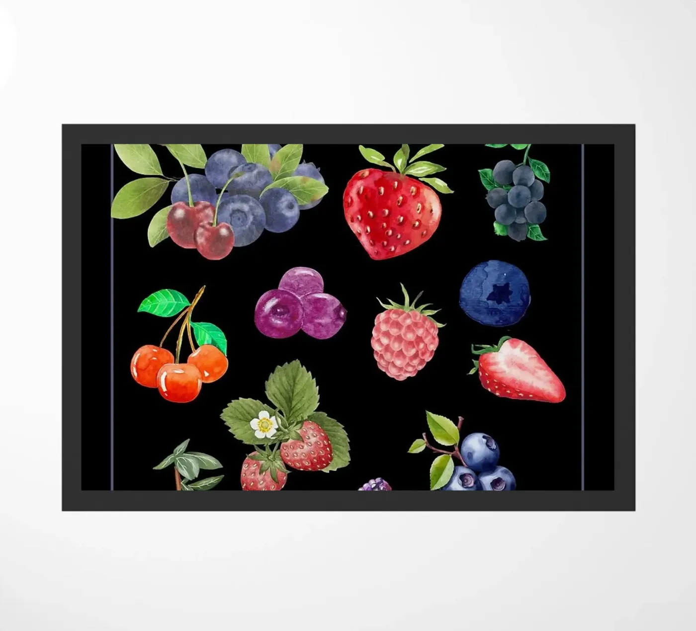 berries deurmat van Luke Yaeger