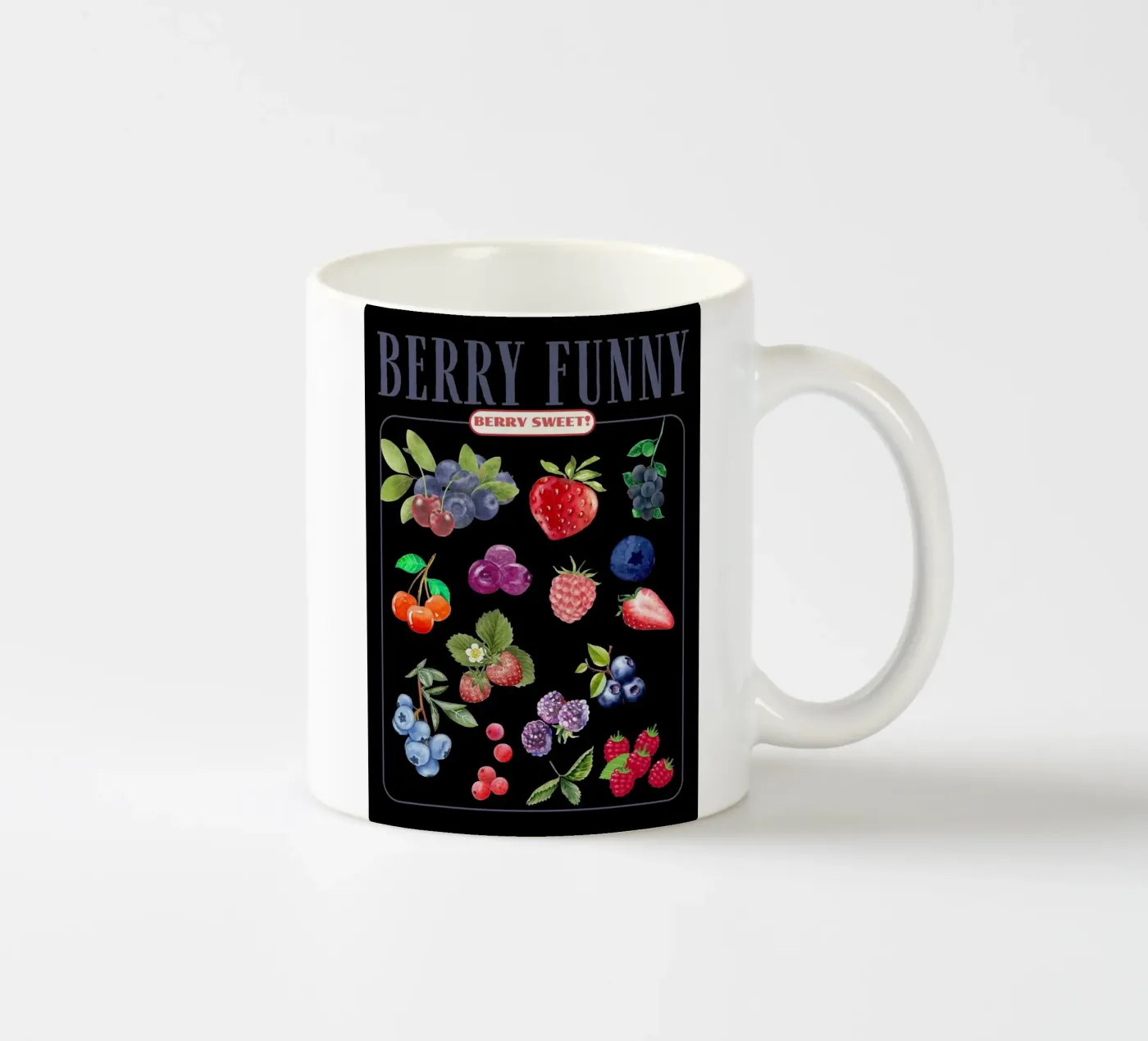 berries ceramic mug by Luke Yaeger