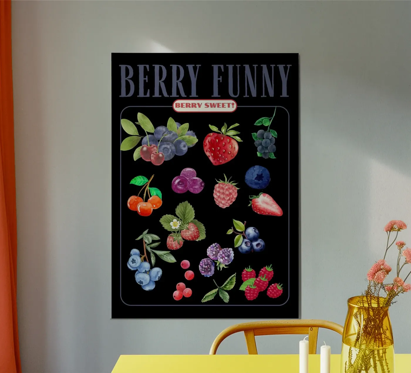 berries poster van Luke Yaeger