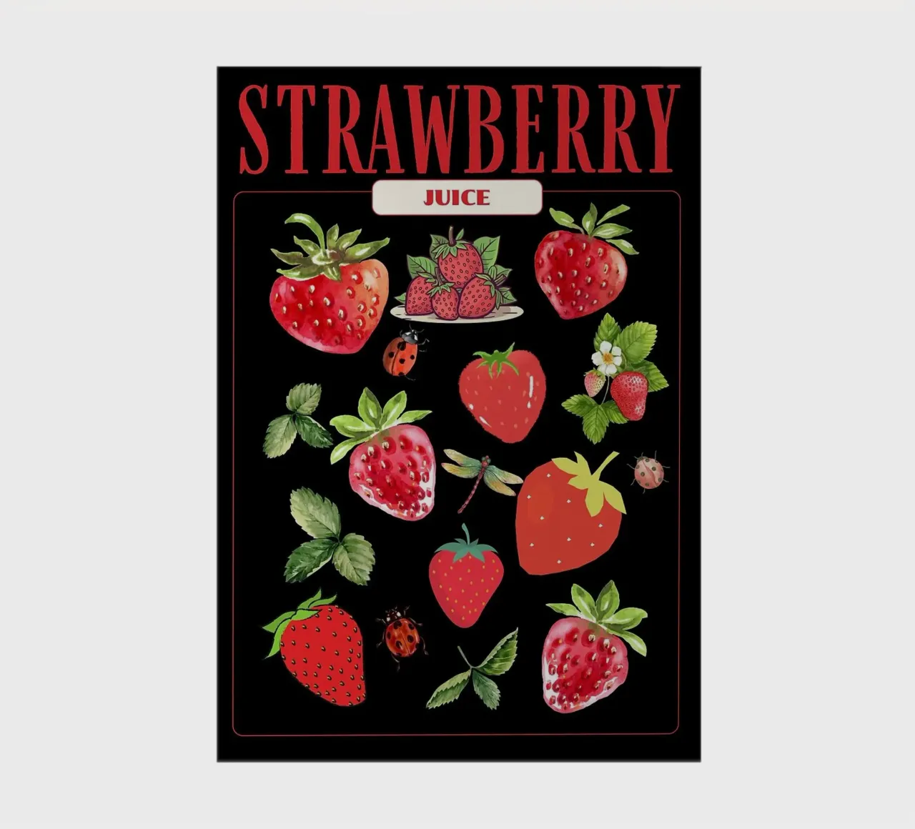 strawberries notebook by Luke Yaeger