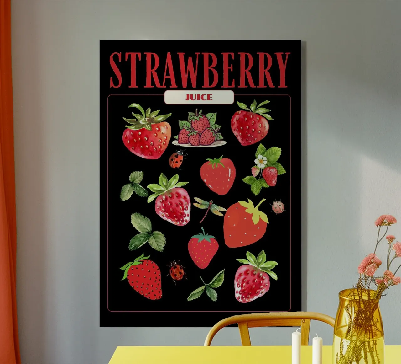 fragole plexiglass da Luke Yaeger