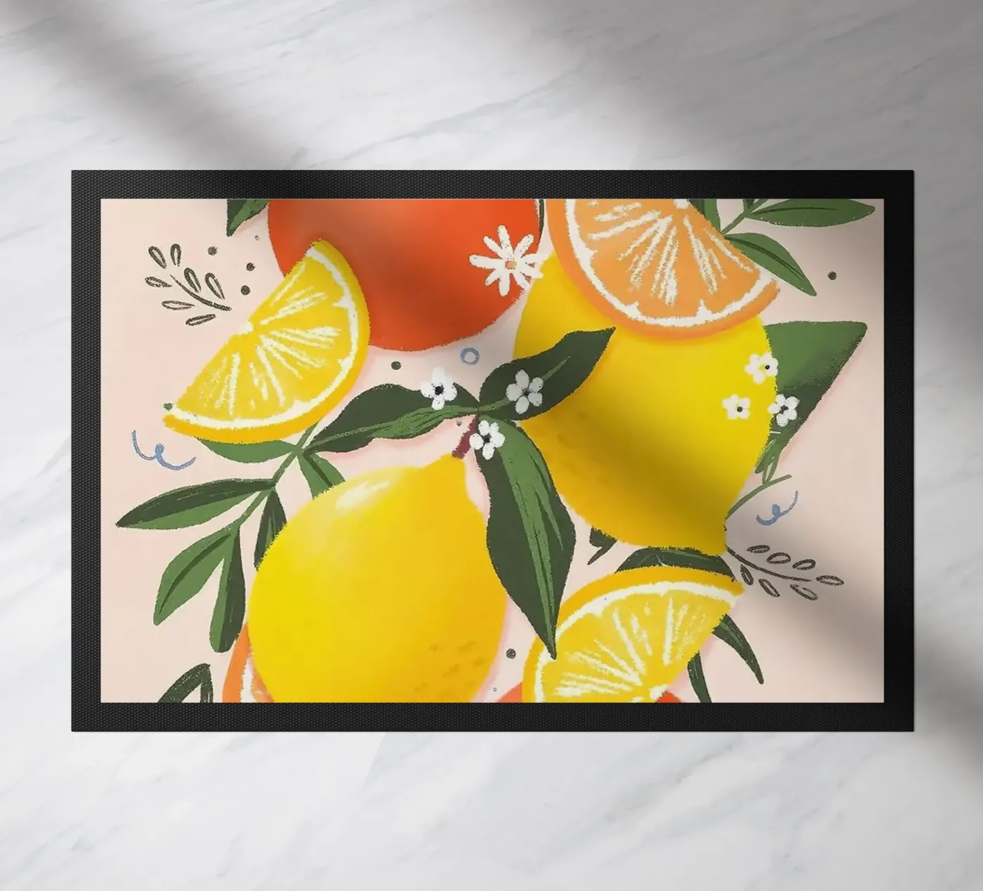 lemons Fußmatte von Luke Yaeger