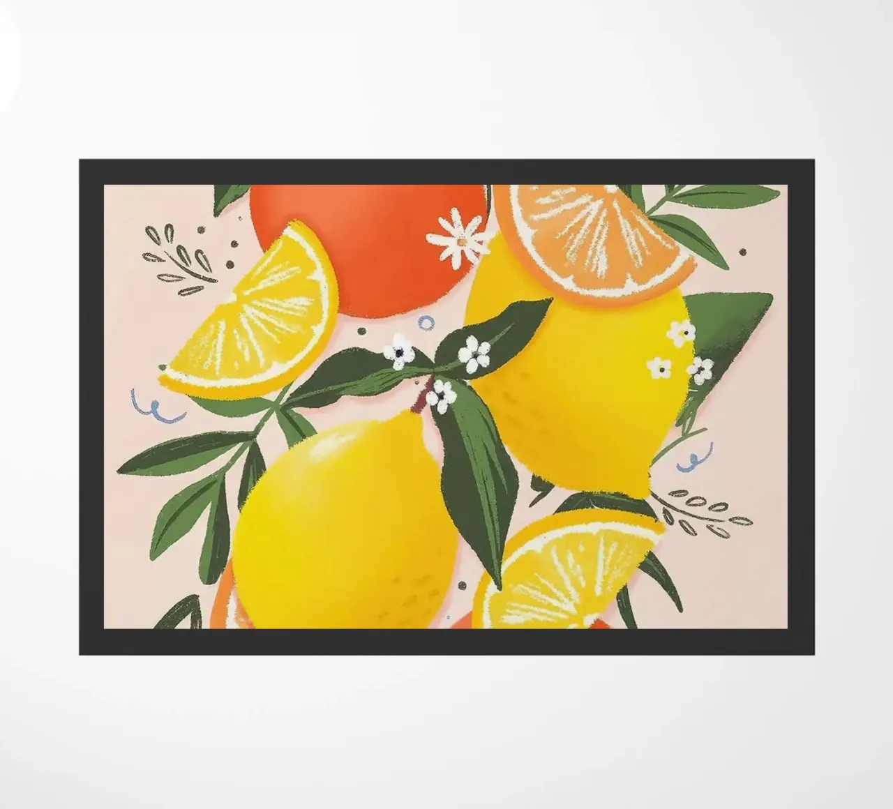lemons doormat by Luke Yaeger