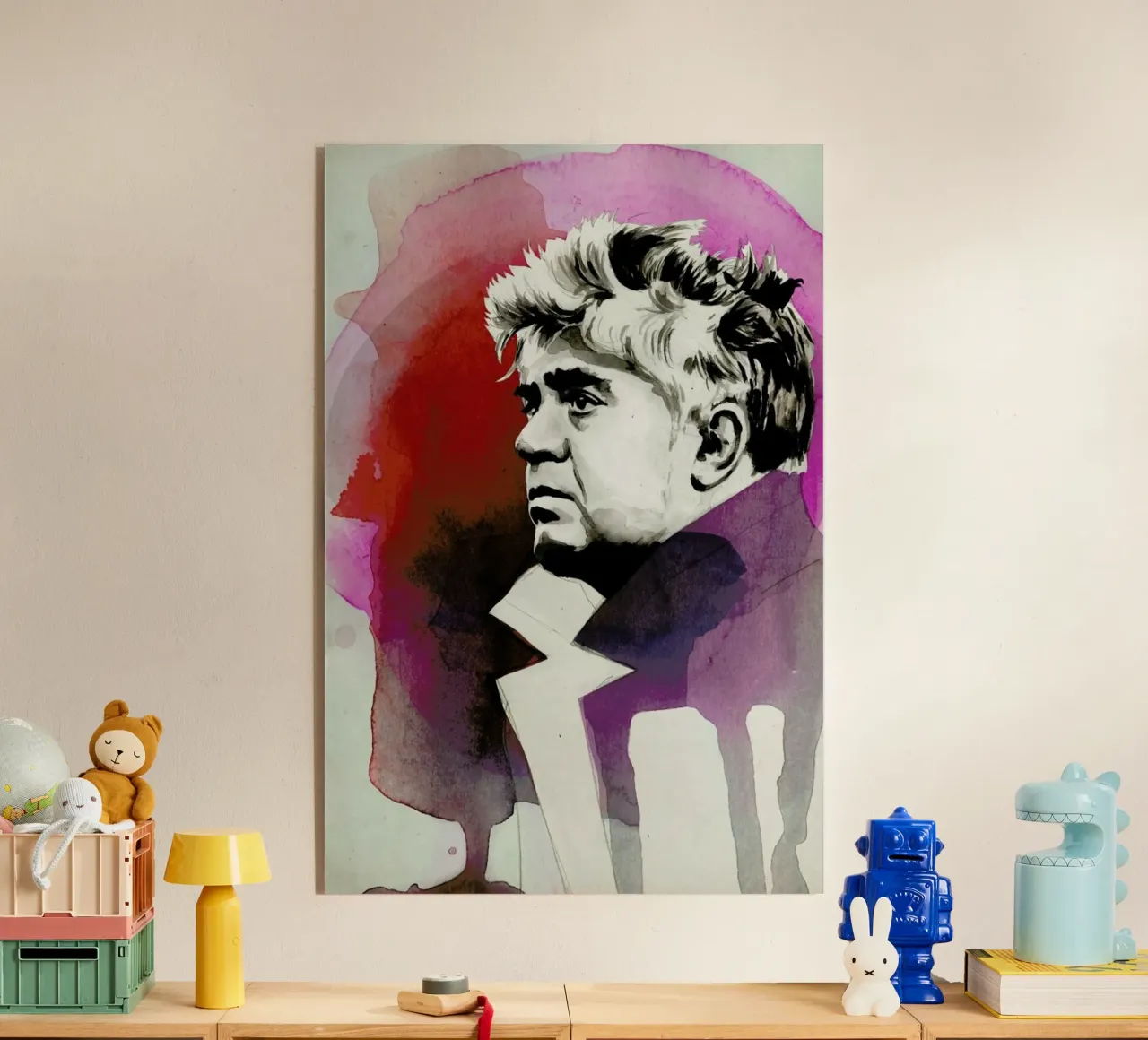 Pedro Almodovar plexiglass da David Diehl