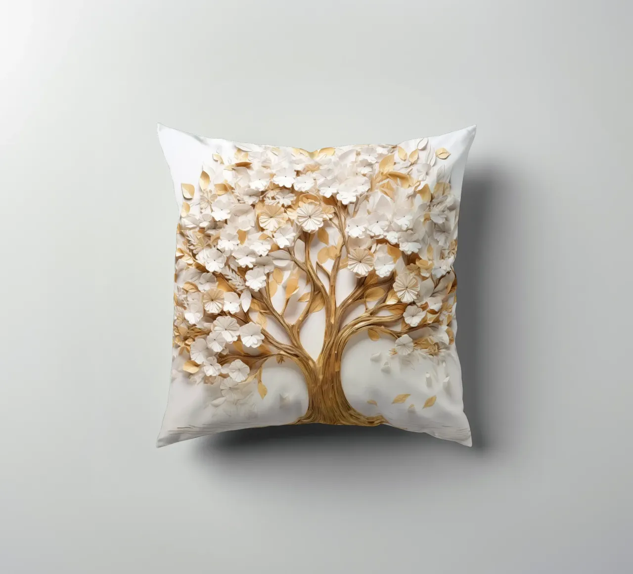 Albero con accenti dorati cuscino da Imagine