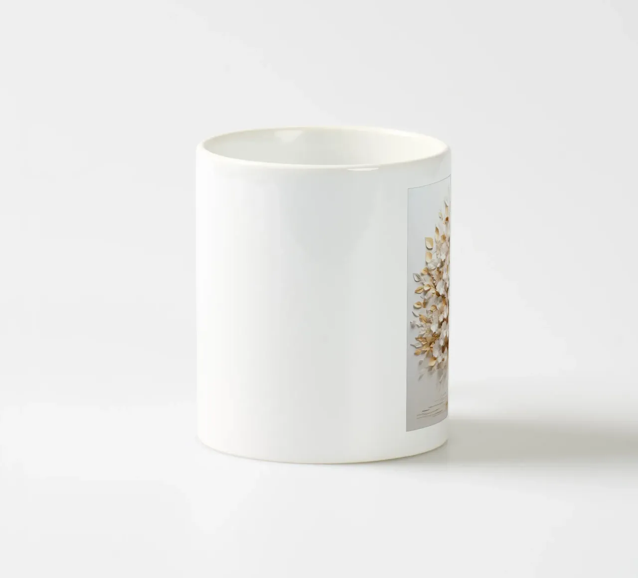 Baum mit goldenen Akzenten Keramik Tasse von Imagine