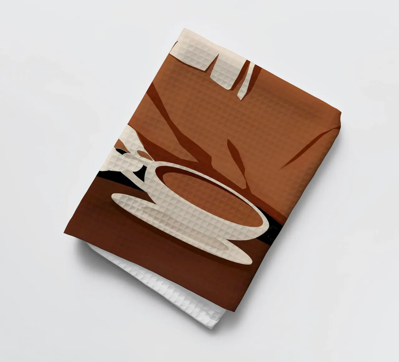 tazza da caffè piattino maglione a mano canovaccio da cucina da Luke Yaeger