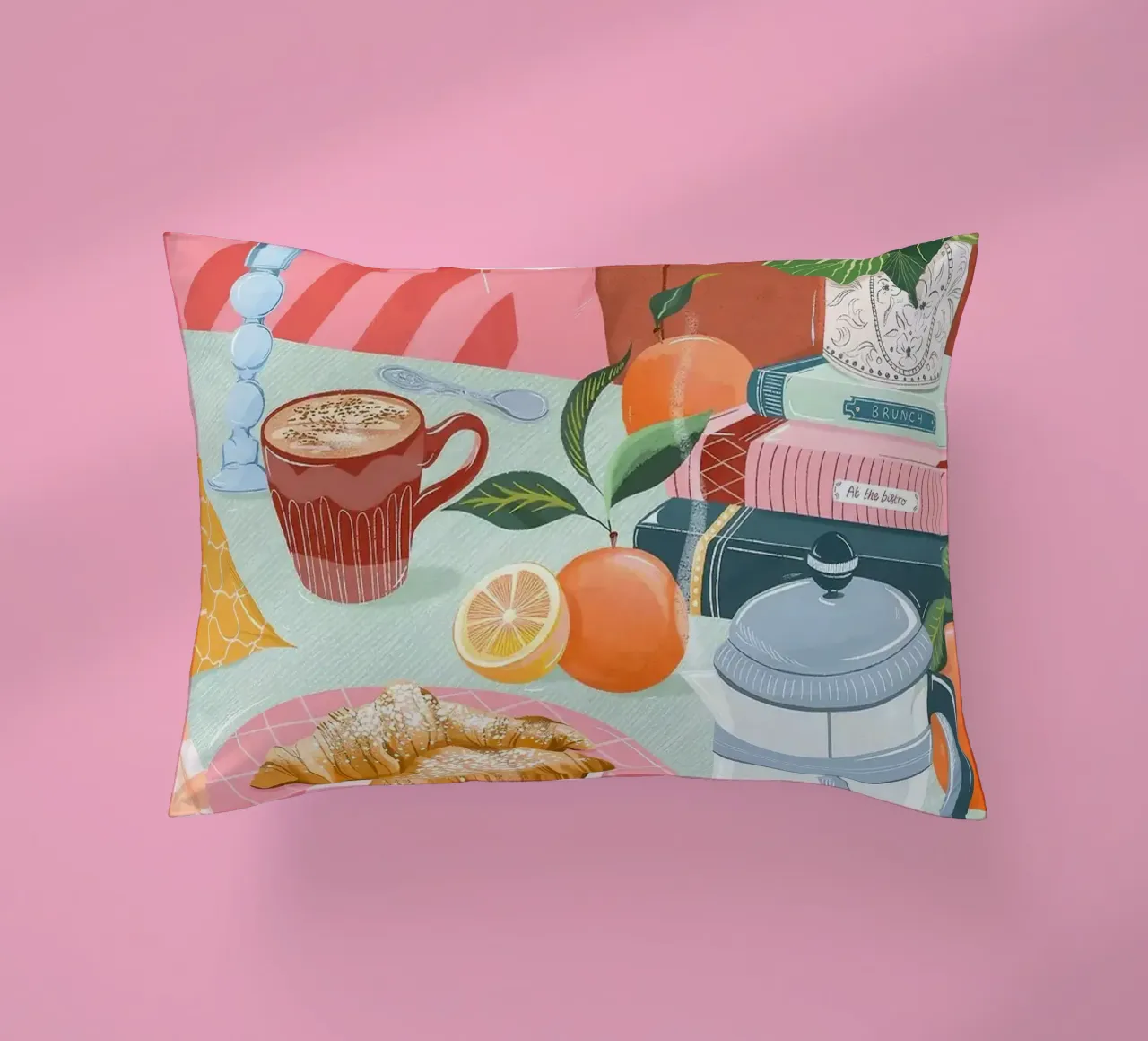 croissant e caffè cuscino da Luke Yaeger