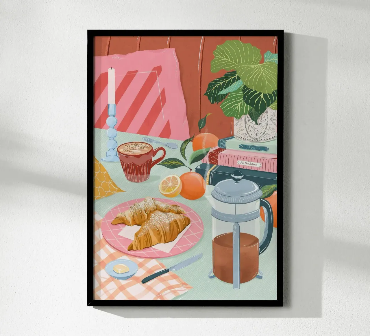 croissant e caffè poster da Luke Yaeger