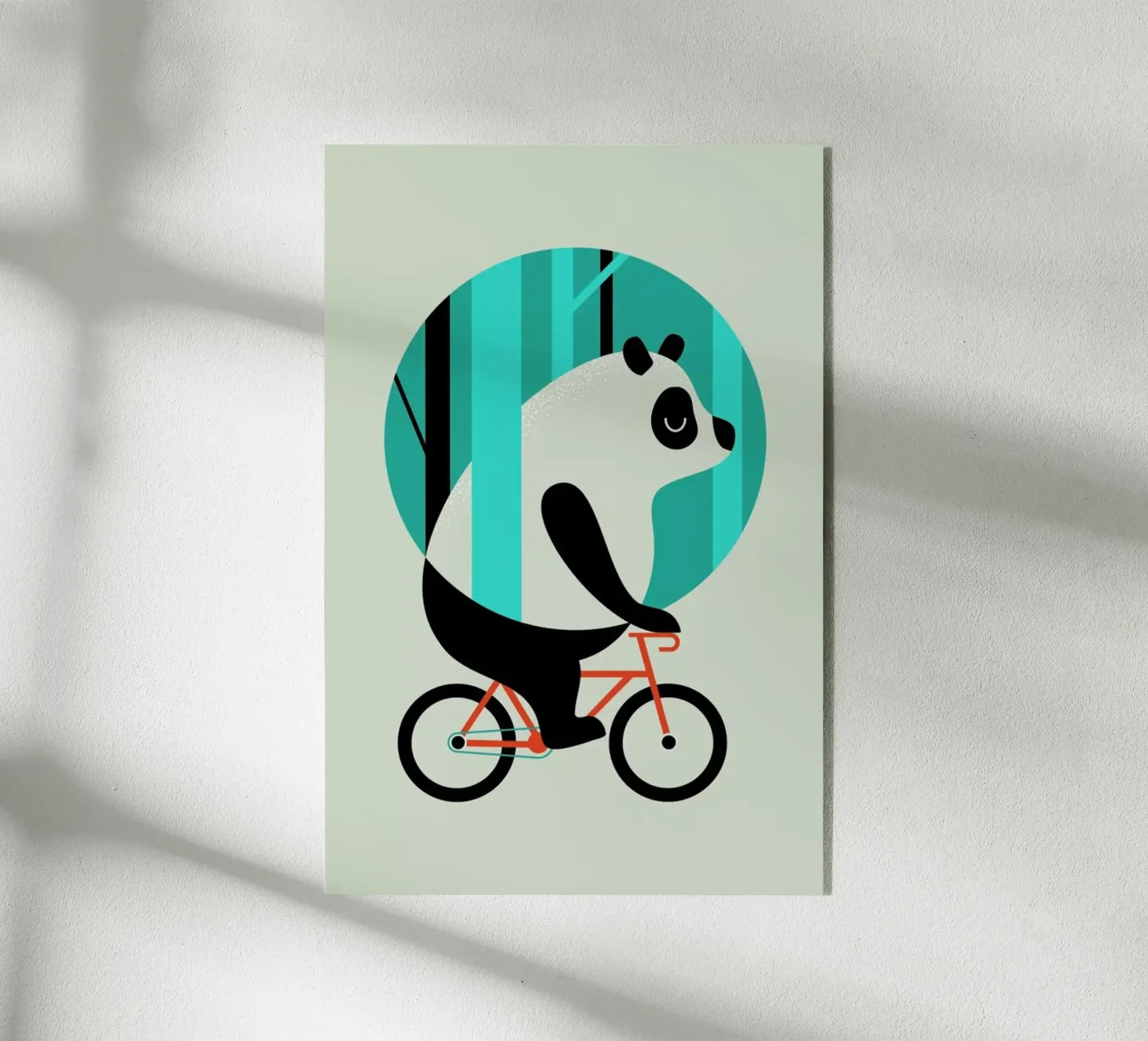 Panda Ride plexiglas de Doozal