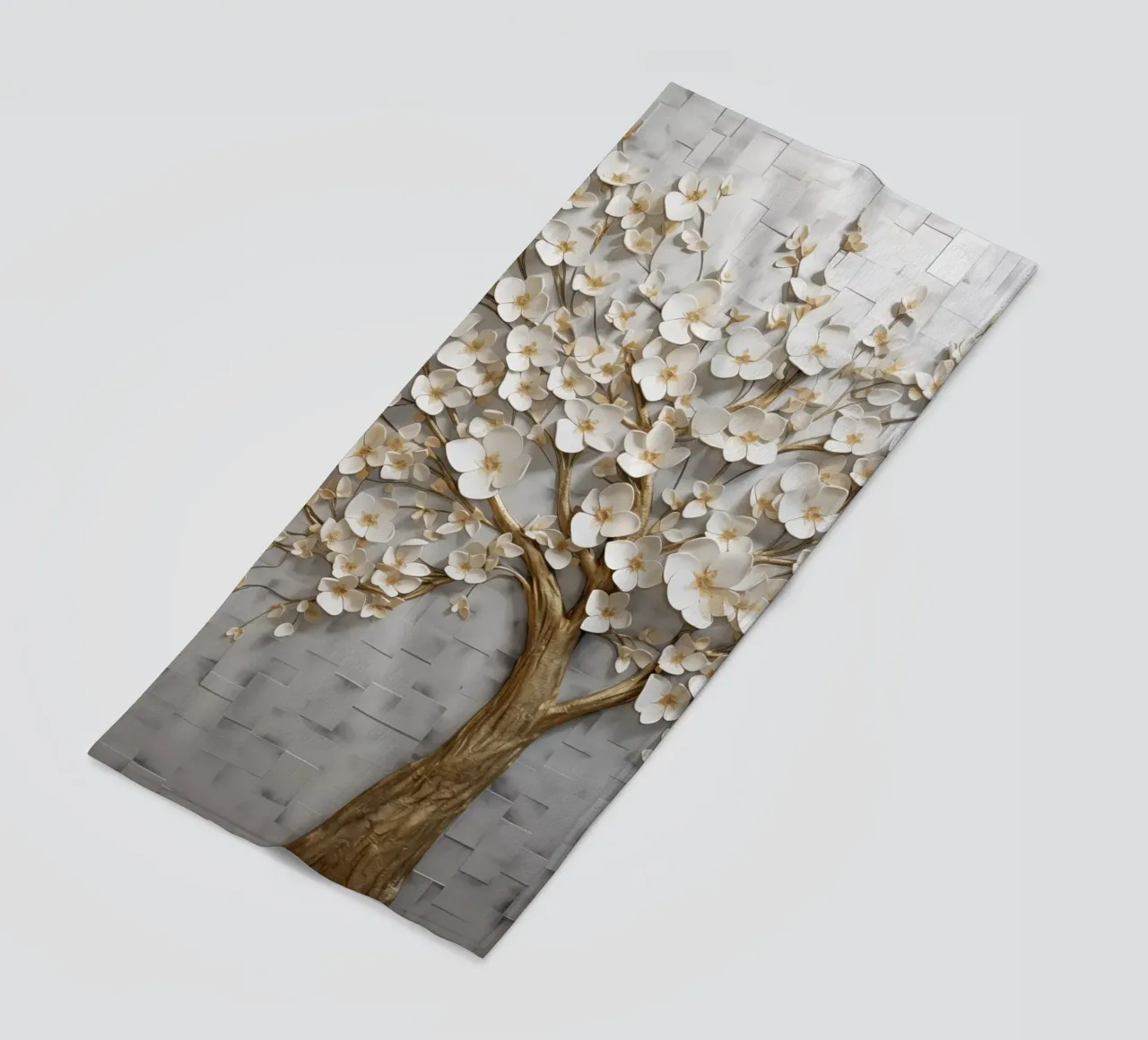 Albero d'oro con fiori telo mare da Imagine