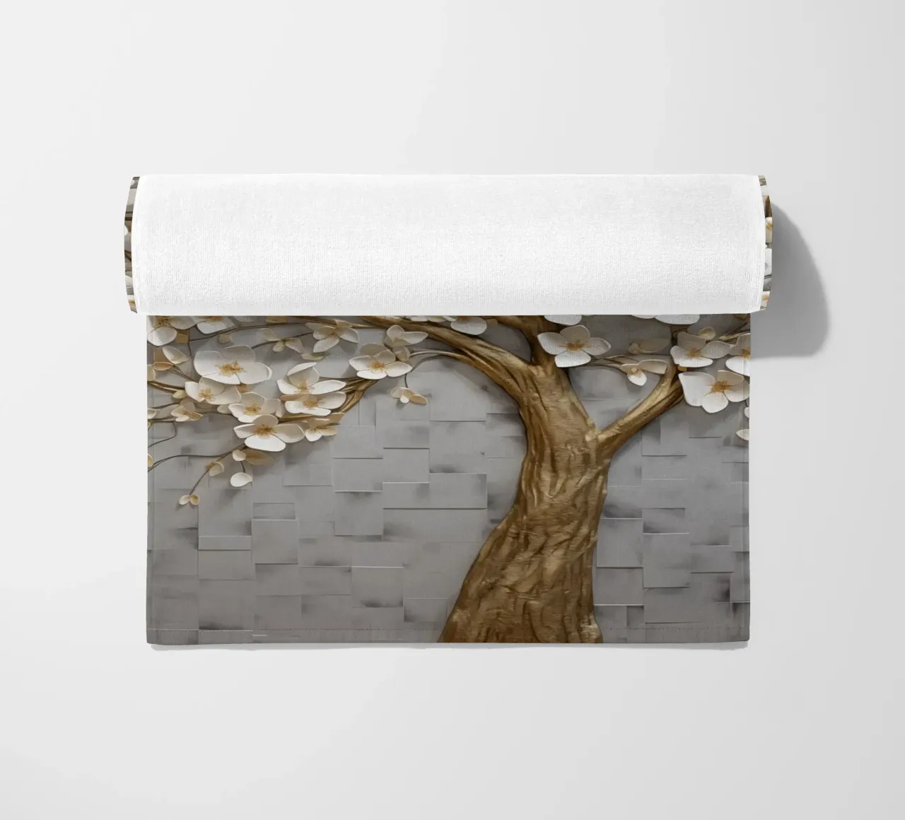 Albero d'oro con fiori telo mare da Imagine