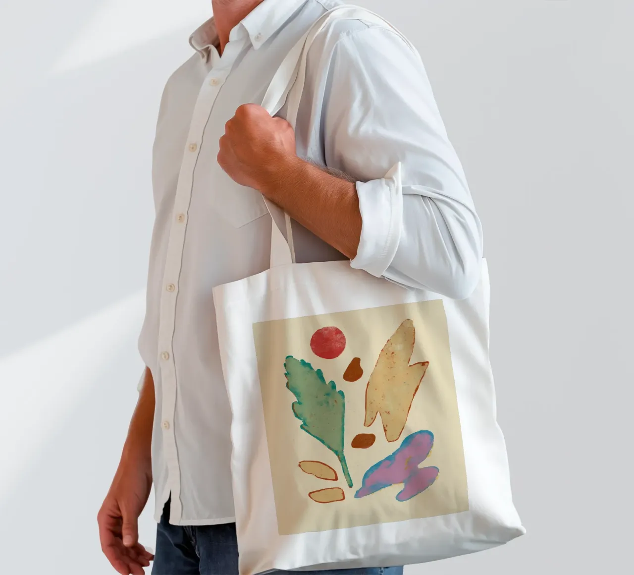 Abstract Composition No 01 borsa in juta da treechild