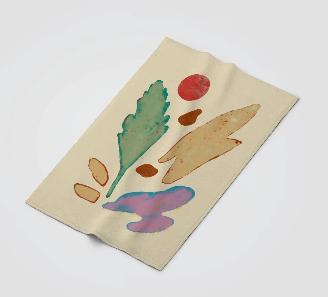 Abstract Composition No 01 coperta in pile da treechild