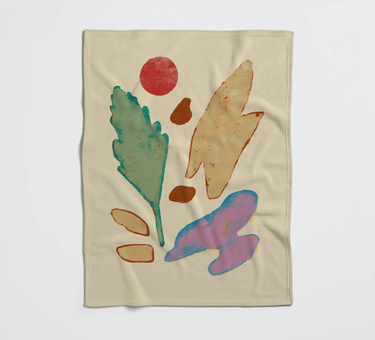 Abstract Composition No 01 coperta in pile da treechild