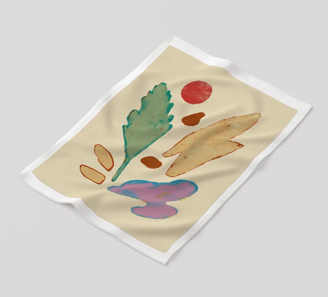 Abstract Composition No 01 coperta in pile da treechild