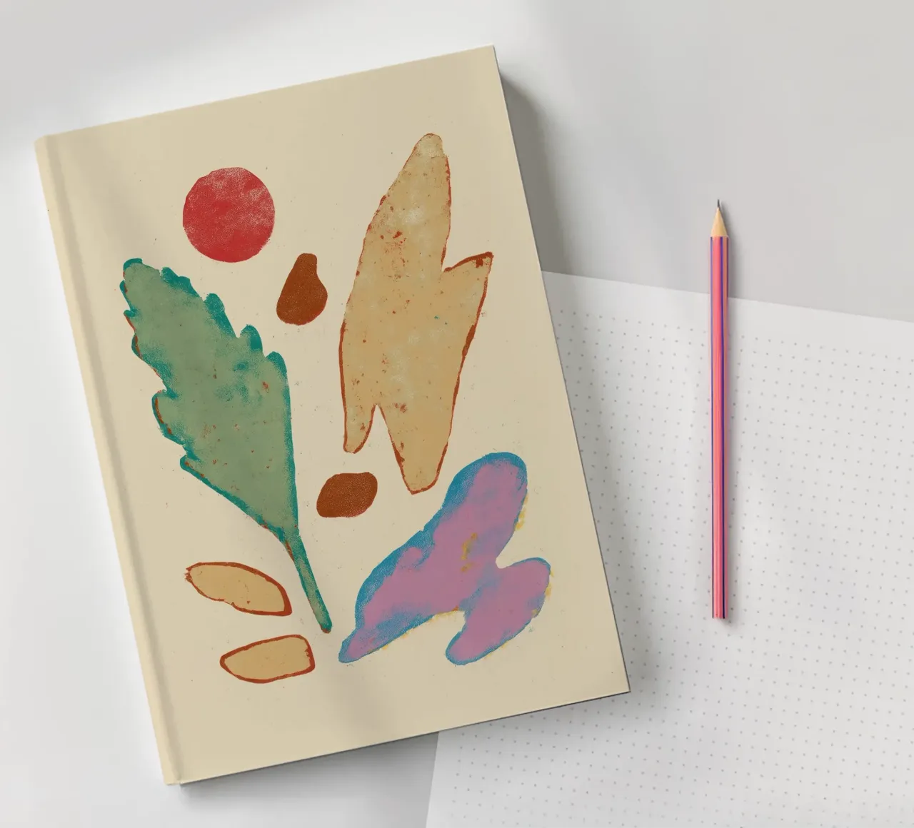 Abstract Composition No 01 notebook by treechild