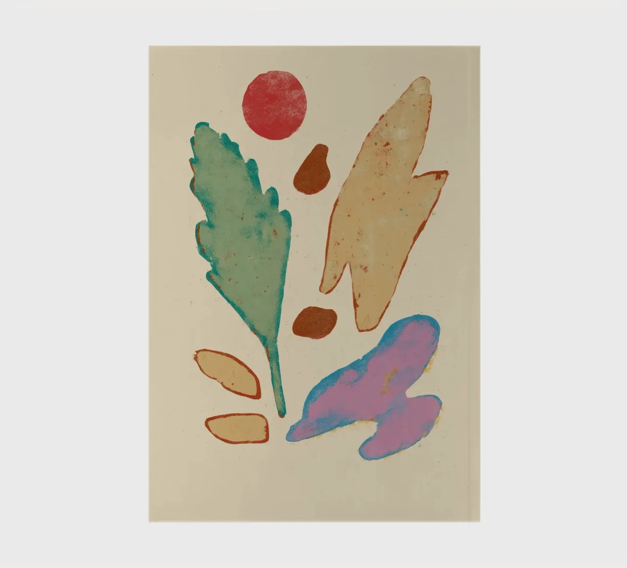 Abstract Composition No 01 notebook by treechild