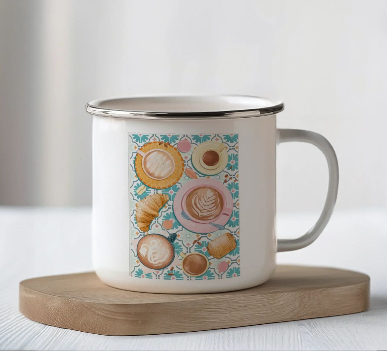 tazze da caffè tazza in smalto da Luke Yaeger