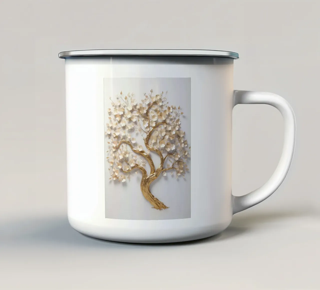 L'albero d'oro tazza in smalto da Imagine