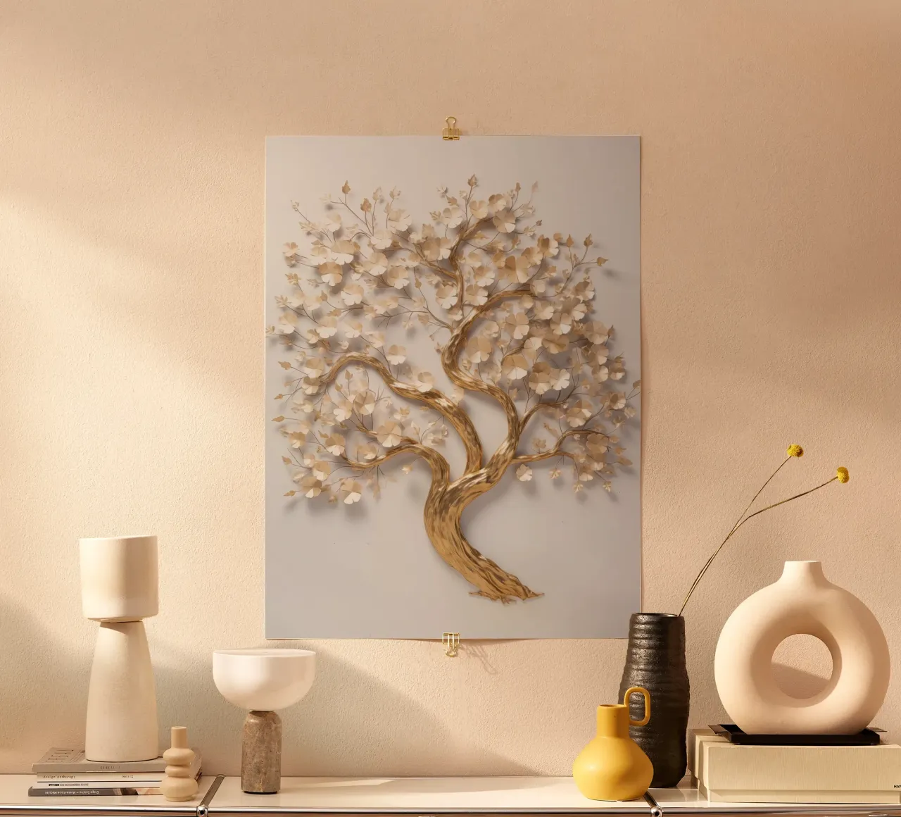 L'albero d'oro carta hahnemühle da Imagine