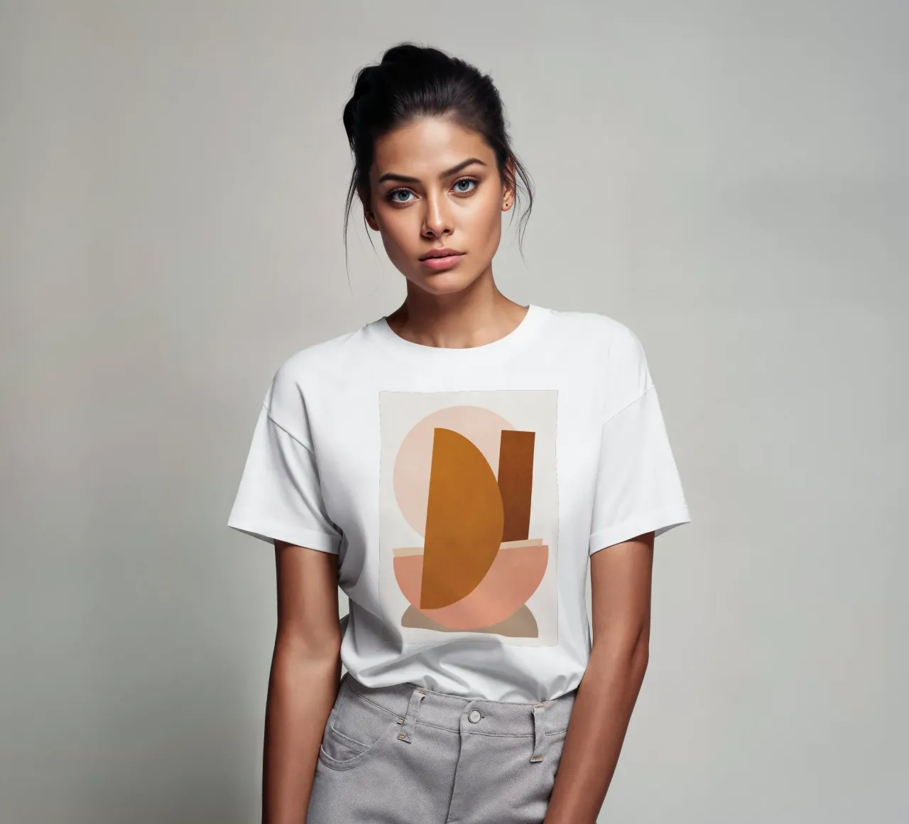 Abstract Stack III t-shirt da Flow Line