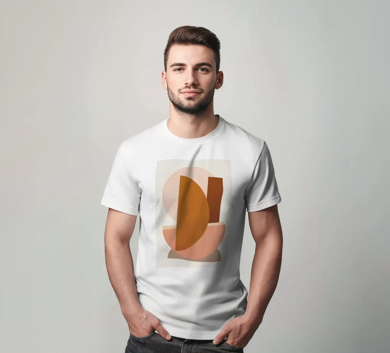 Abstract Stack III t-shirt da Flow Line
