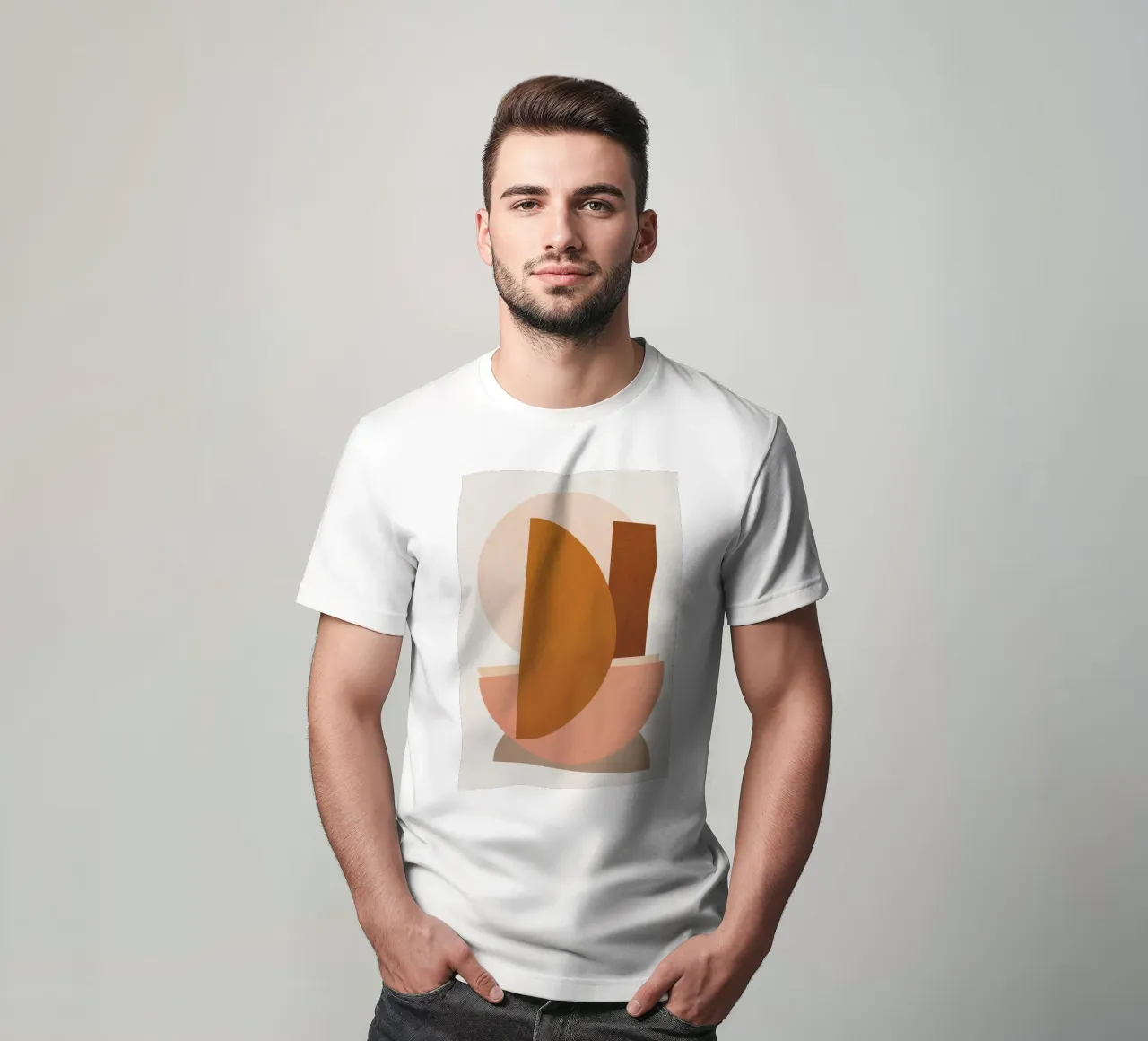 Abstract Stack III t-shirt by Flow Line
