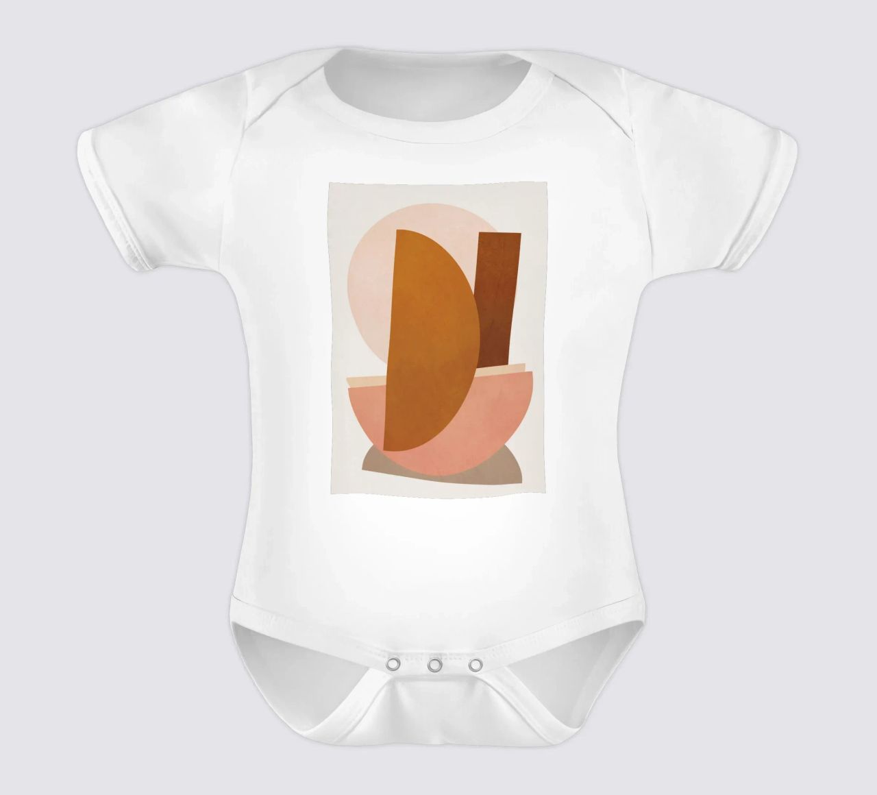 Abstract Stack III Kurzarm Babybody von Flow Line