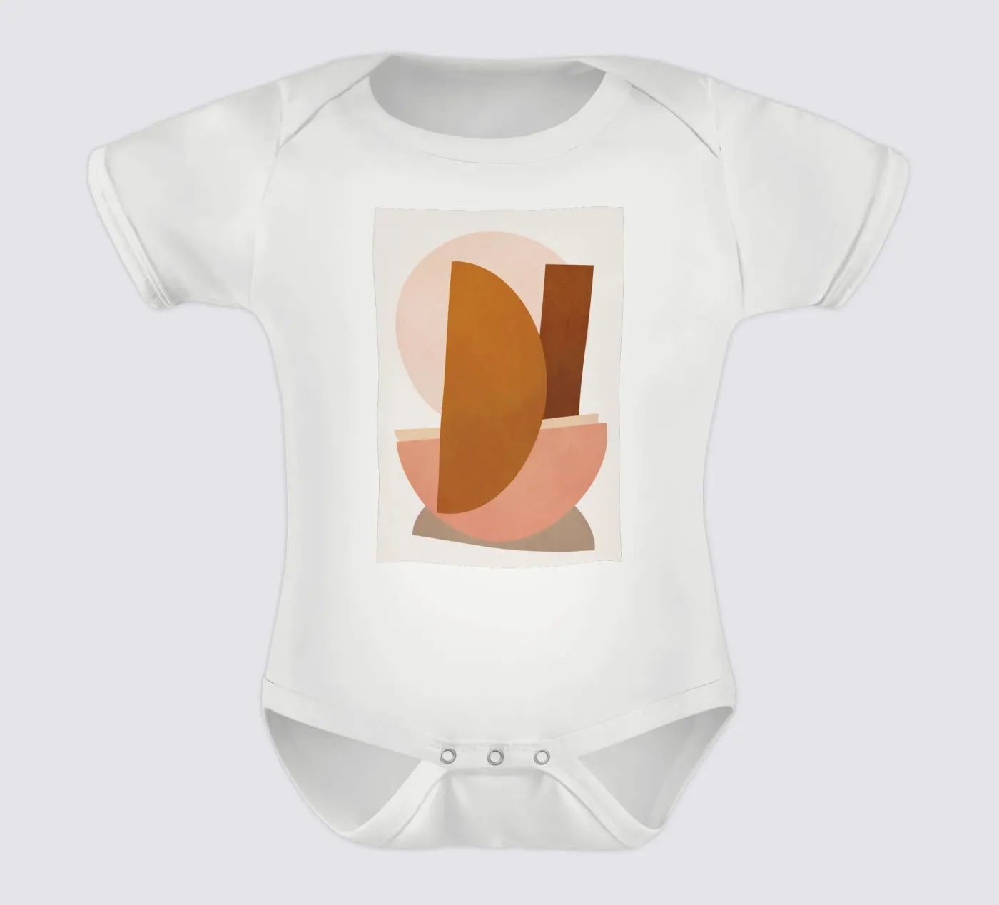 Abstract Stack III Kurzarm Babybody von Flow Line