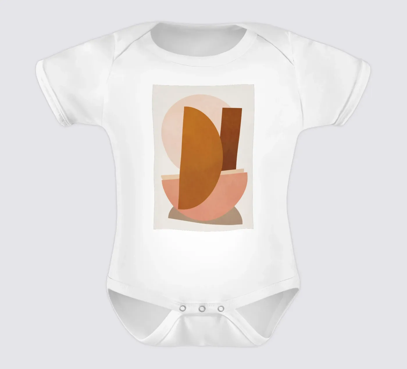 Abstract Stack III babyrompertje korte mouwen van Flow Line