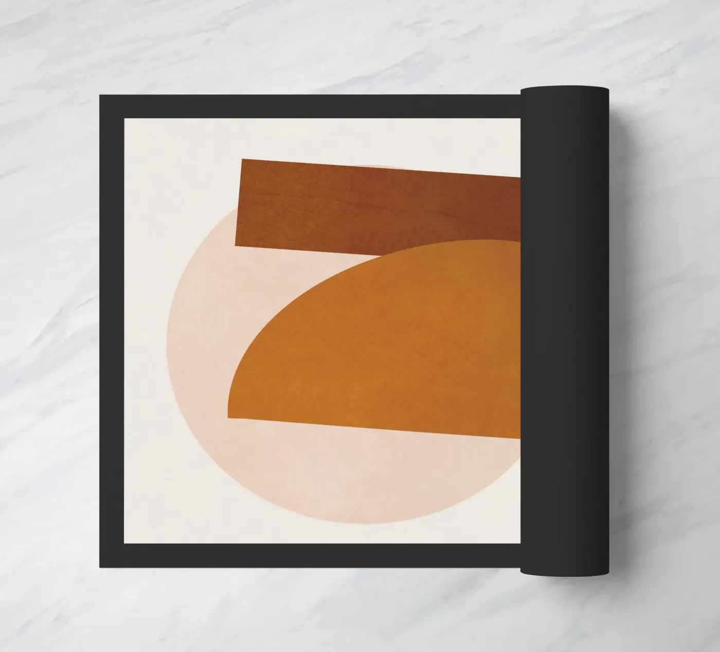 Abstract Stack III doormat by Flow Line