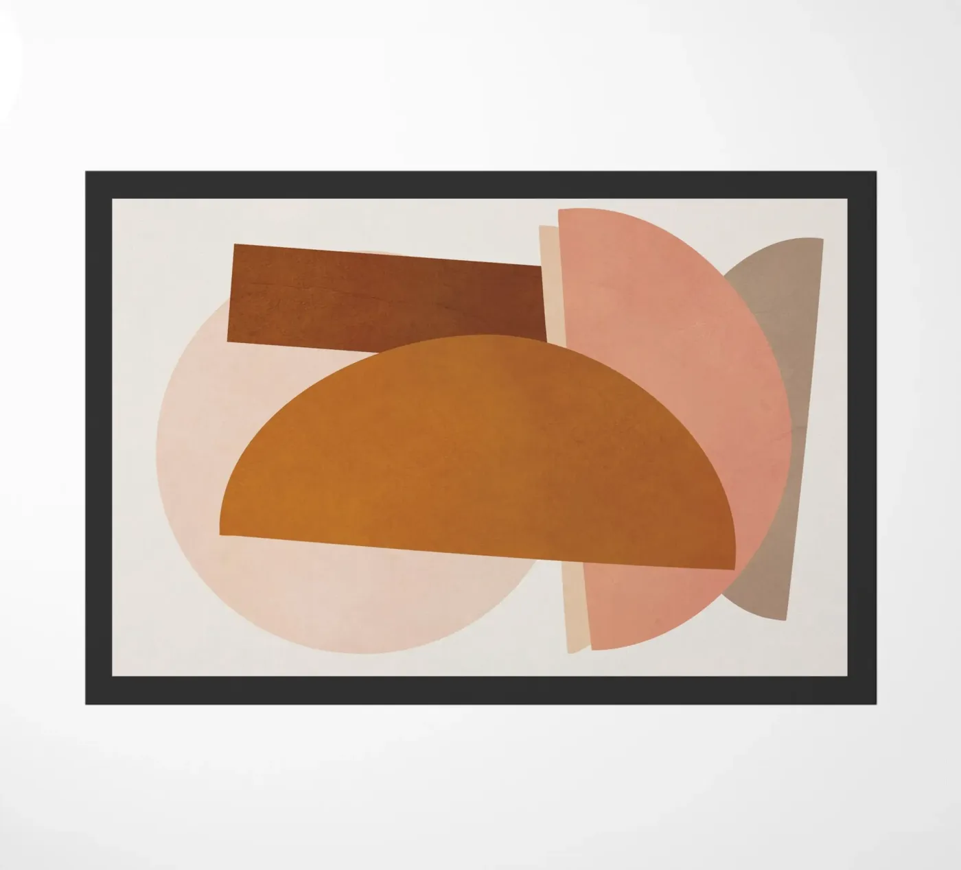 Abstract Stack III doormat by Flow Line
